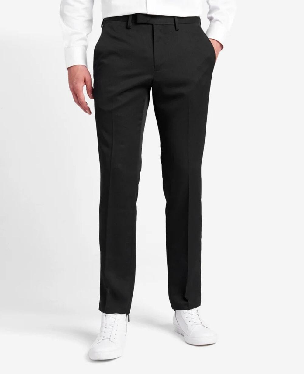 Kenneth Cole Reaction Urban Heather Dress Pants Flat Front Formal Preppy 31W